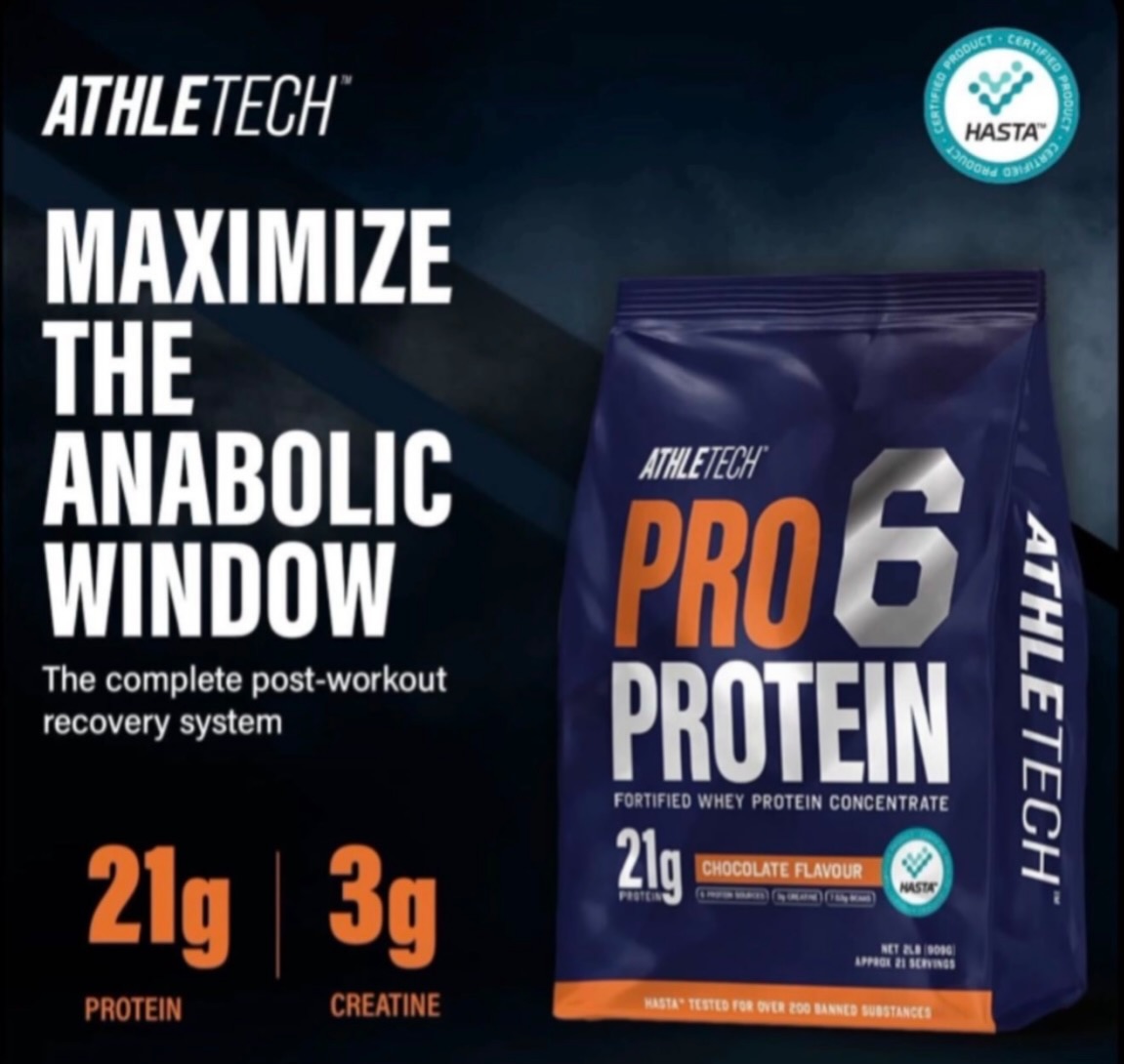 ???? PROTEIN + CREATINE. ONE SCOOP. DONE.
Athletech Pro 6 Whey is NOT just anoth
