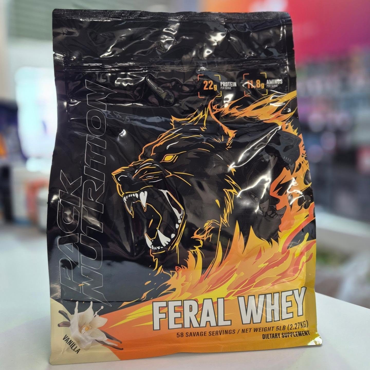 Unleash your inner beast ????????

Pack Nutrition Feral Whey Protein 5lb is form