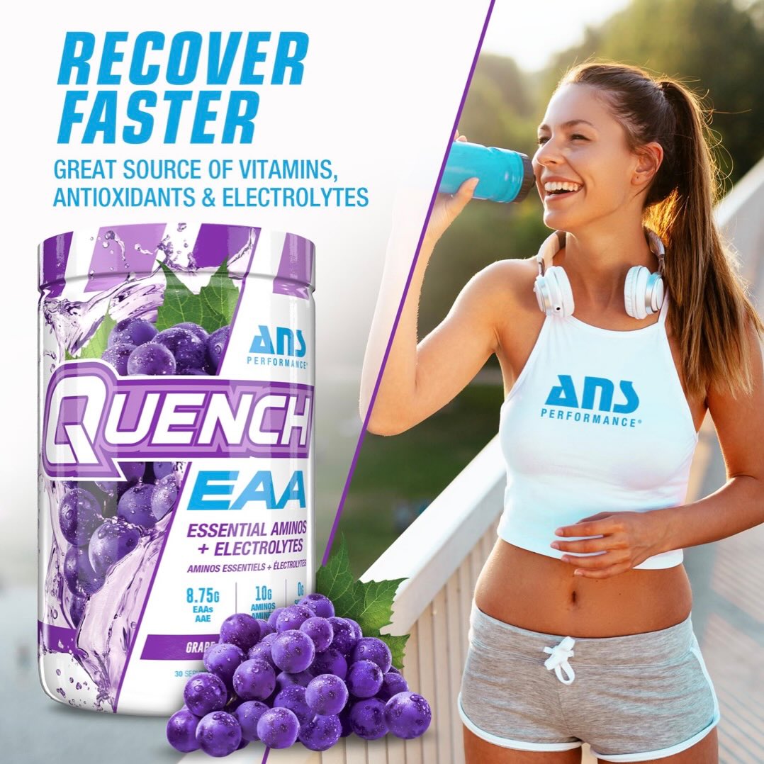 ANS Performance Quench EAA is your all-in-one intra-workout essential ????????

