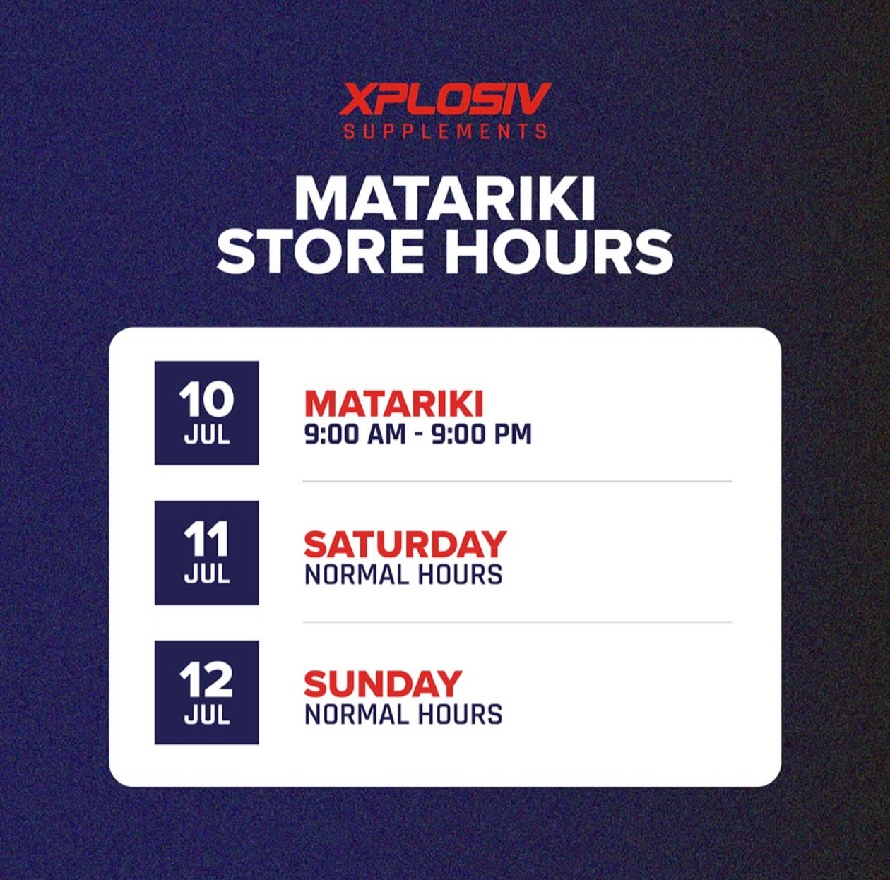 ???? Matariki Trading Hours ???? 
We’re open this Matariki so you can stock up o