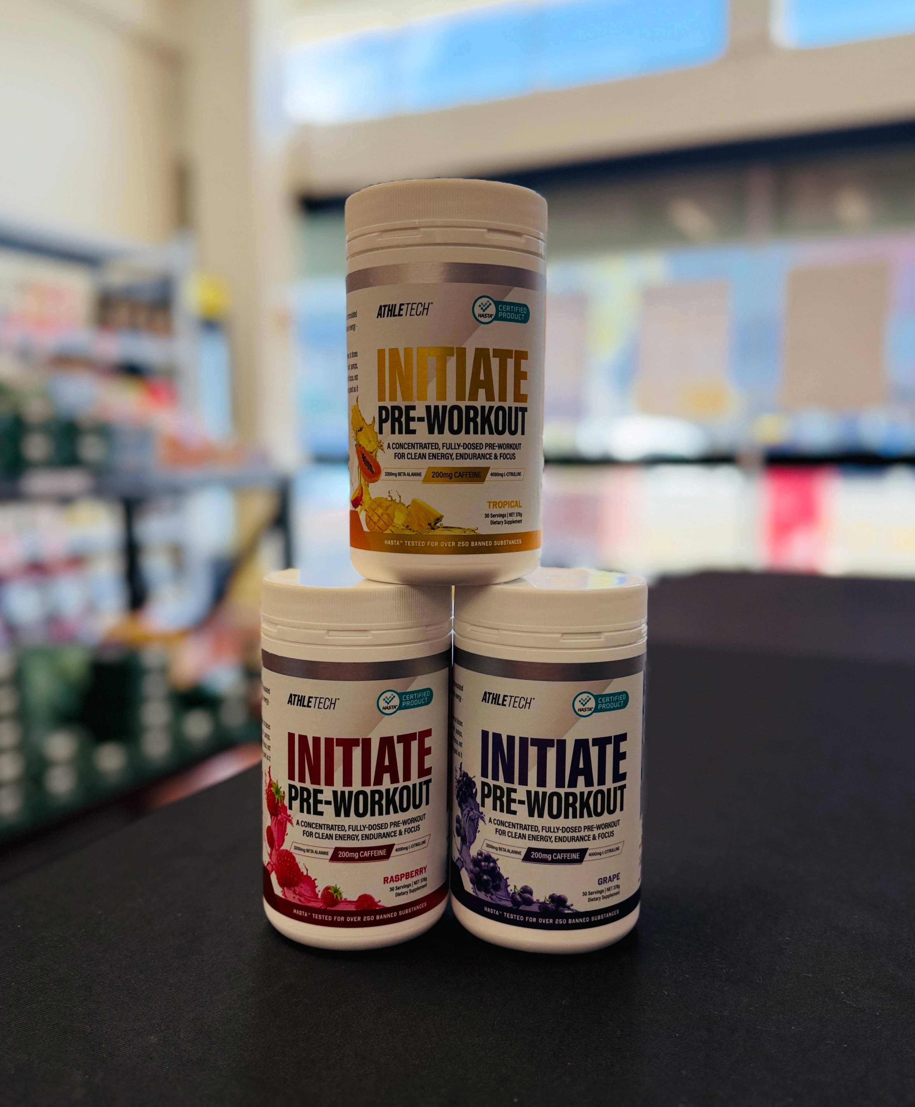 ⚡ YOUR NEW PRE-WORKOUT GO-TO.

Athletech Initiate is here to get you switched ON