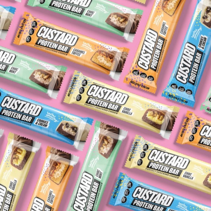 PROTEIN BARS JUST GOT A SERIOUS UPGRADE. ????‍????

Muscle Nation CUSTARD Protei