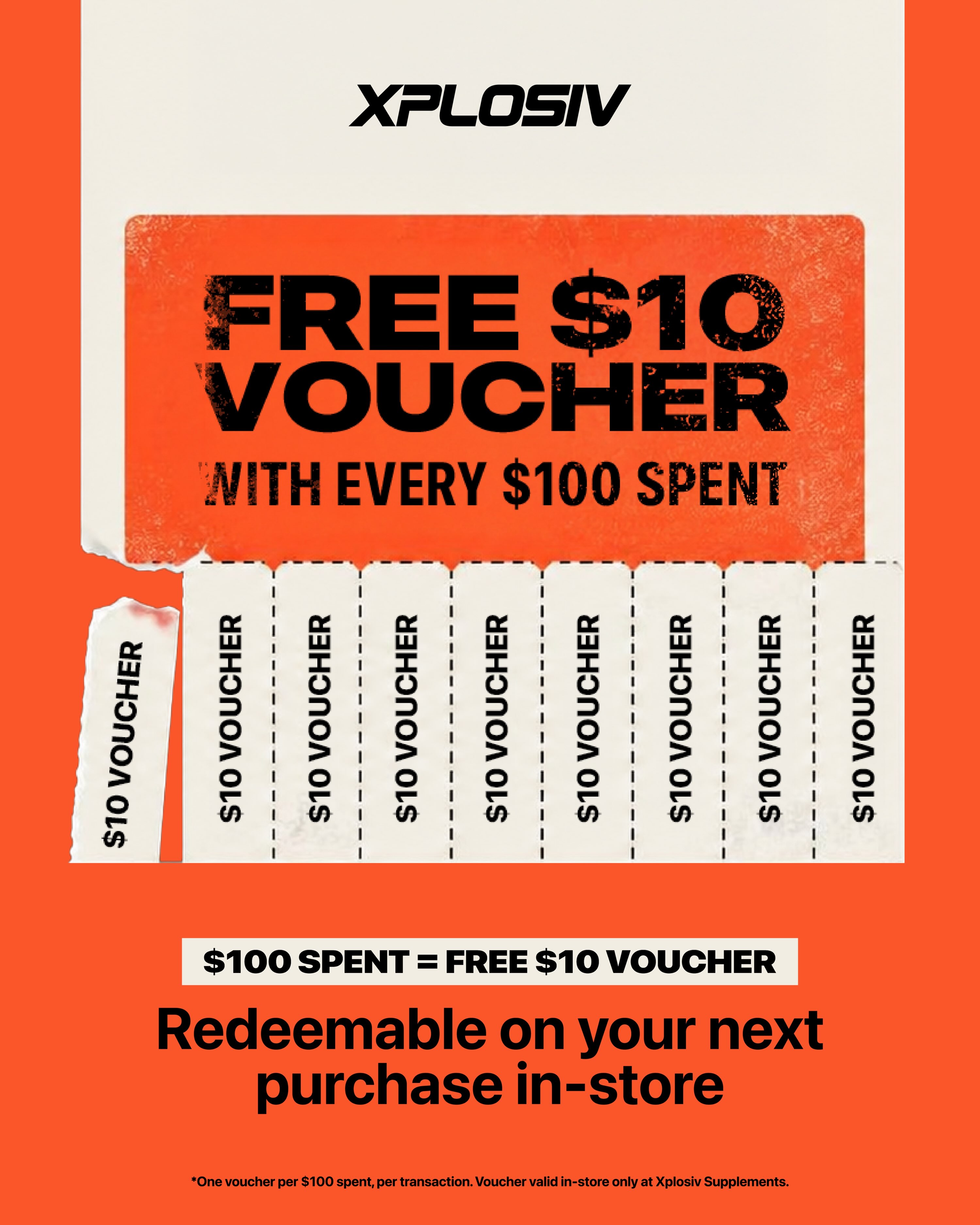 ????SPEND BIG. SAVE BIGGER.????

For one week only, every $100 you spend in-stor