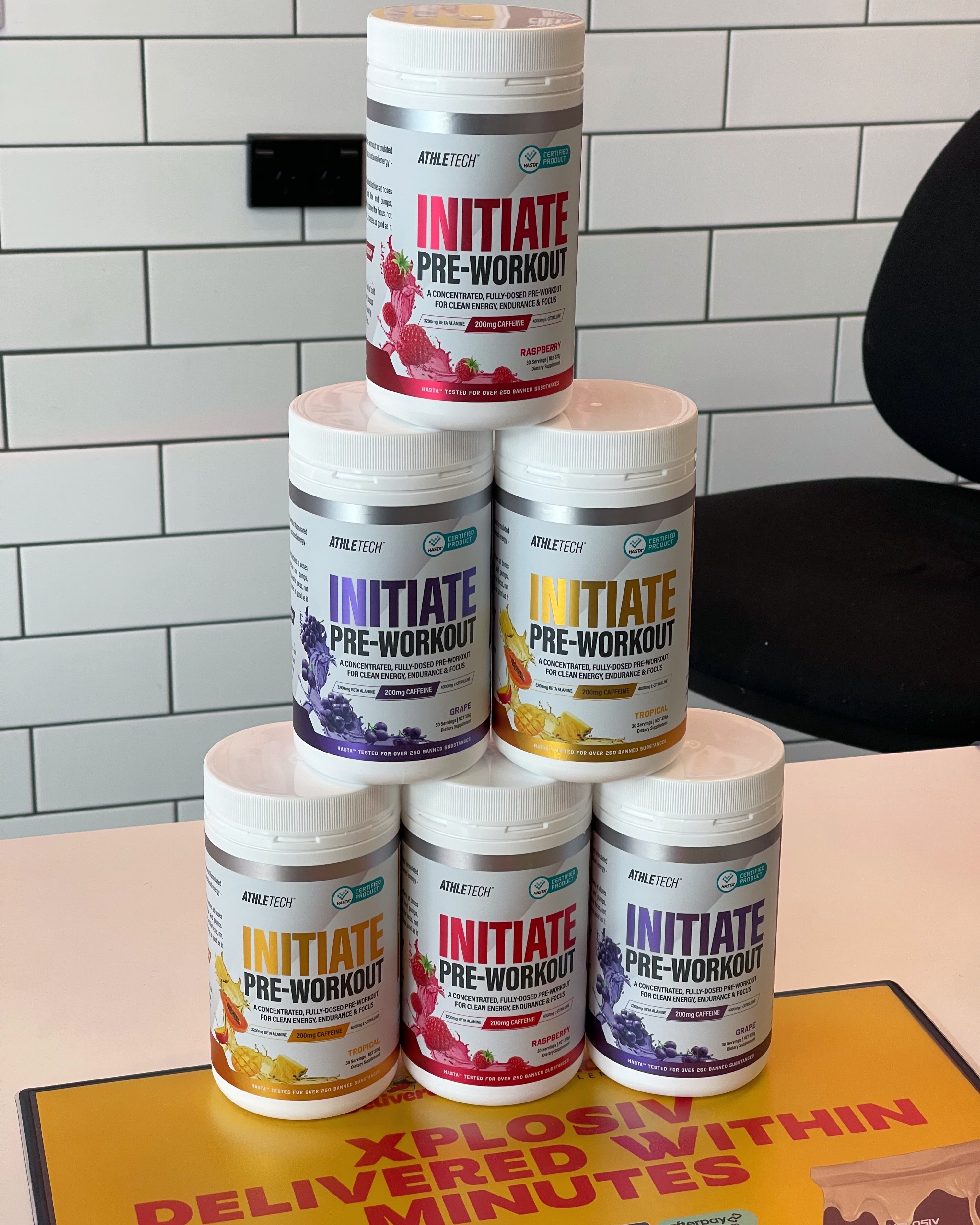 ⚡ YOUR NEW PRE-WORKOUT GO-TO.

Athletech Initiate is here to get you switched ON