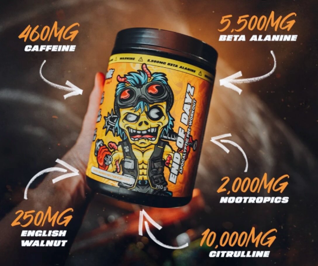 ☠️ TWO SCOOPS. 460MG CAFFEINE. YOU’VE BEEN WARNED.

Zombie Labs End Of Dayz is N
