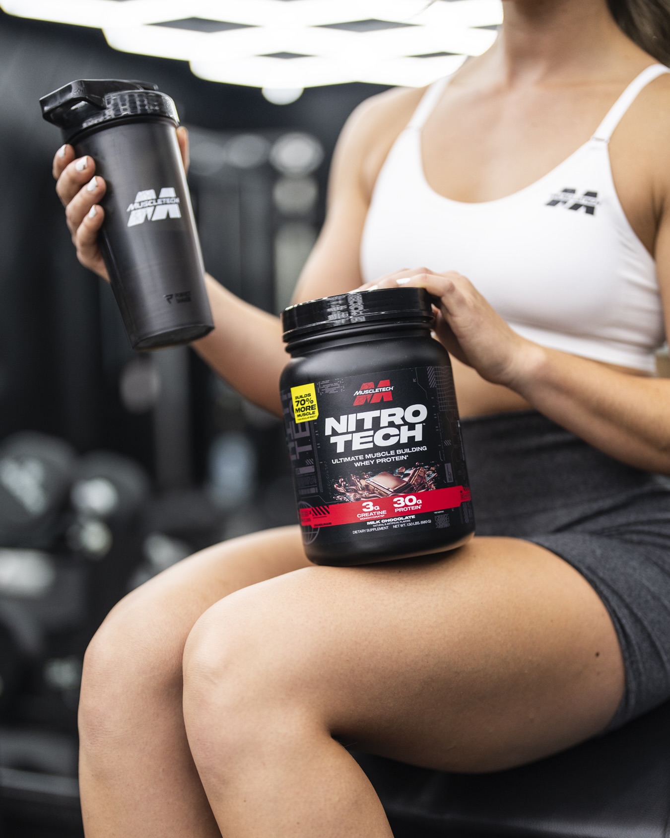 ???? PROTEIN + CREATINE IN ONE SCOOP. SAY LESS.

MuscleTech Nitro-Tech is the OG