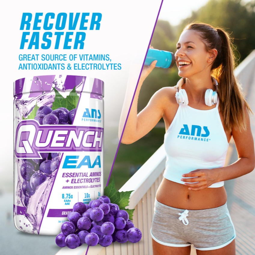 ANS Performance Quench EAA is your all-in-one intra-workout essential ????????

