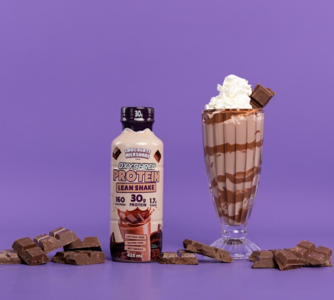 The “I FORGOT MY PROTEIN” Fix 

 OxyShred Protein Lean Shake is the grab-and-go 