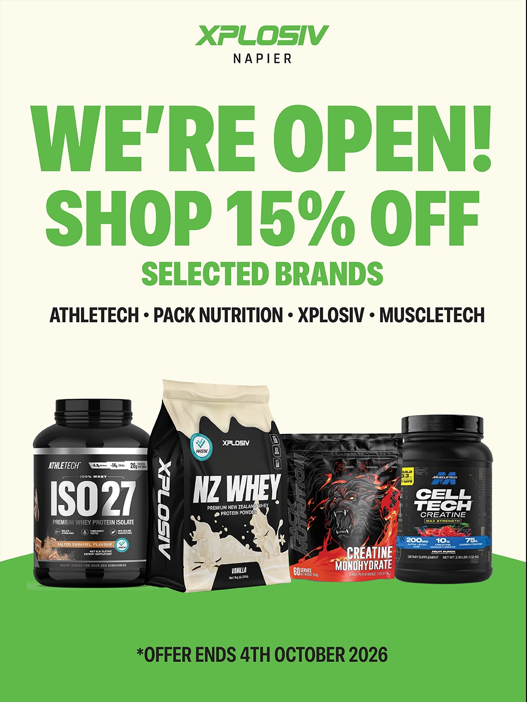 AND… THE ROADWORKS ARE FINALLY GONE! ????
To celebrate, we’re giving you 15% Off