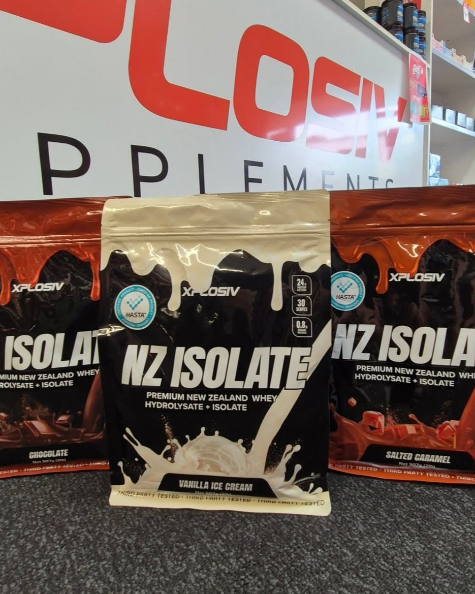 Pure. Proven. Powerful. ????????????

Xplosiv Premium NZ Whey Protein Isolate is