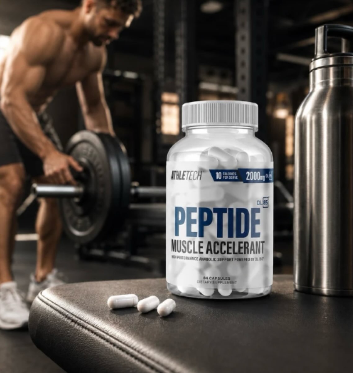 Your muscle game just got smarter ????

Athletech DL185 Peptide Muscle Acceleran
