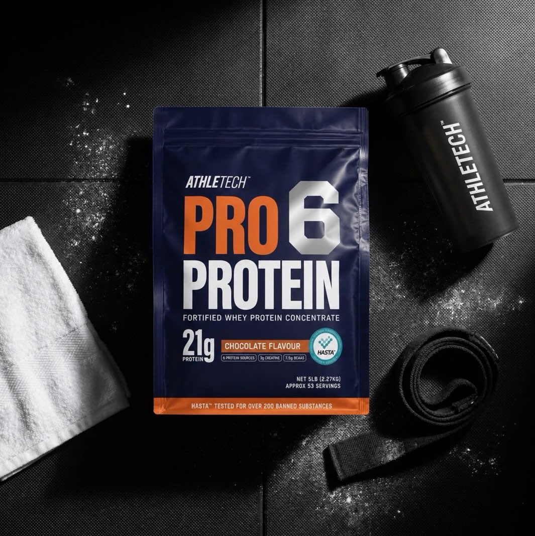More than just whey. Built to perform. ????????

Athletech Pro 6 Whey is formula