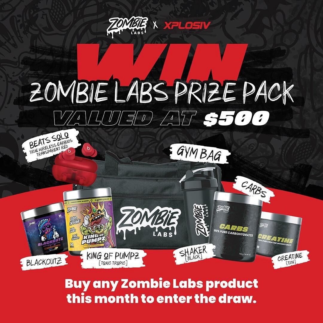 ???? ZOMBIE LABS GIVEAWAY ????

We’ve teamed up with Zombie Labs to hook ONE luc