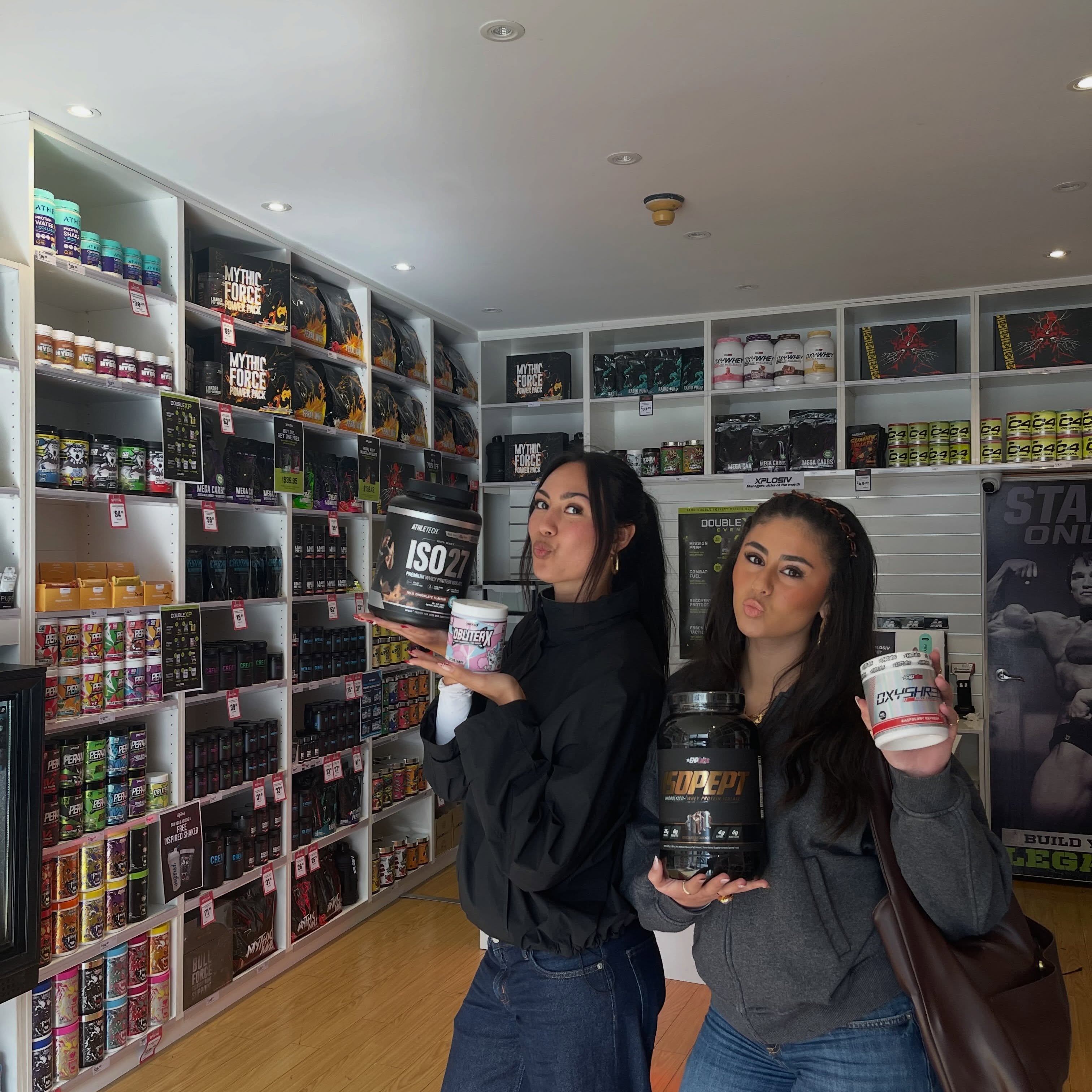 Tia and Lea just came in to purchase their fav supps ????????
It’s your turn to 