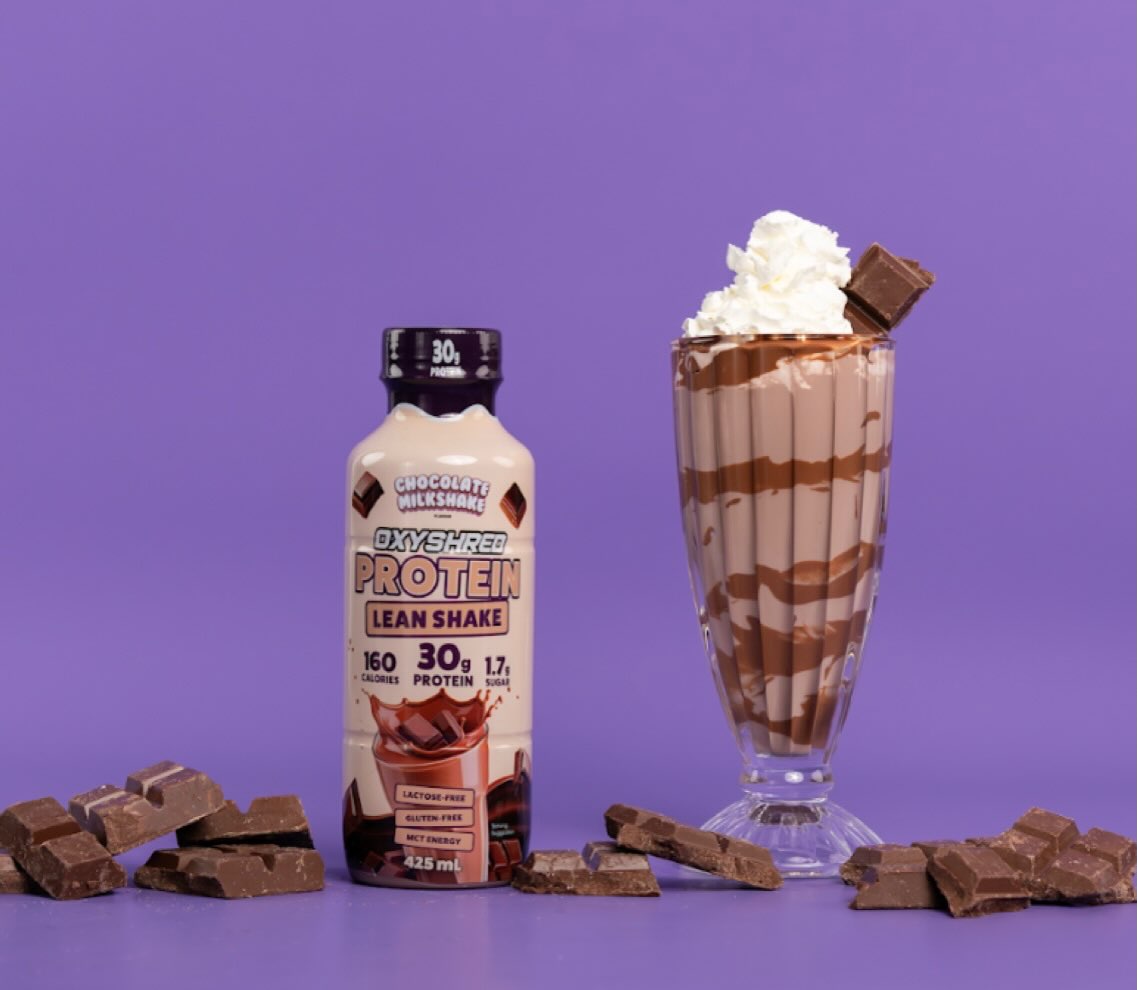 The “I FORGOT MY PROTEIN” Fix 

 OxyShred Protein Lean Shake is the grab-and-go 