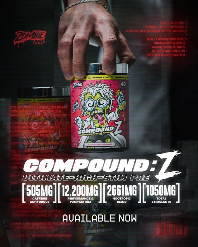 weare_zombie COMPOUND Z HAS LANDED AT XPLOSIV ????⚡

Built for those sessions wh